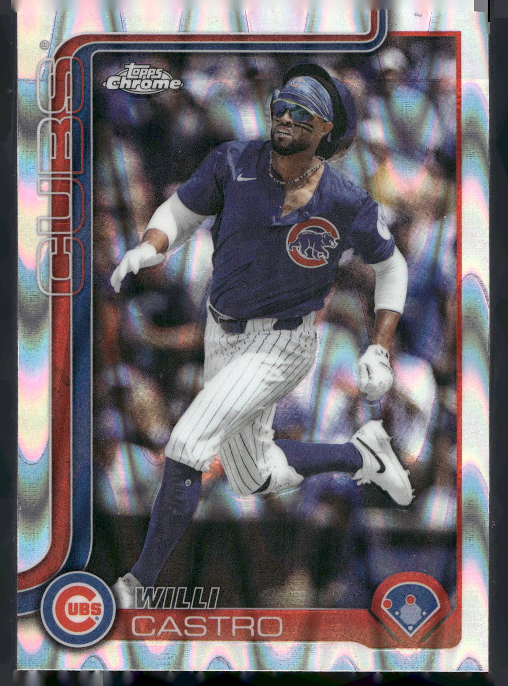 2025 Topps Chrome Update #USC67 Willi Castro RayWave Refractor