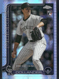 2025 Topps Chrome Update #USC175 Chase Dollander RayWave Refractor