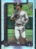 2025 Topps Chrome Update #USC143 Adael Amador RayWave Refractor