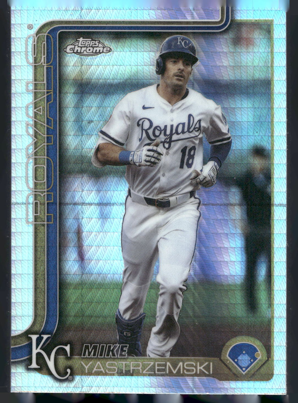 2025 Topps Chrome Update #USC44 Mike Yastrzemski RayWave Refractor