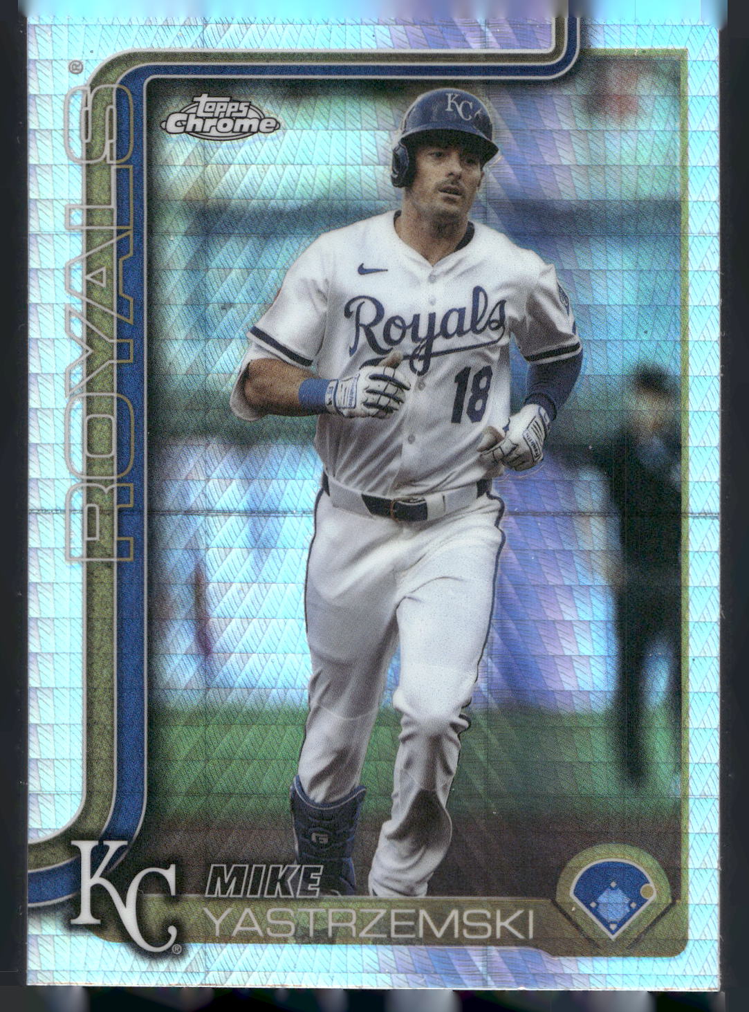 2025 Topps Chrome Update #USC44 Mike Yastrzemski RayWave Refractor