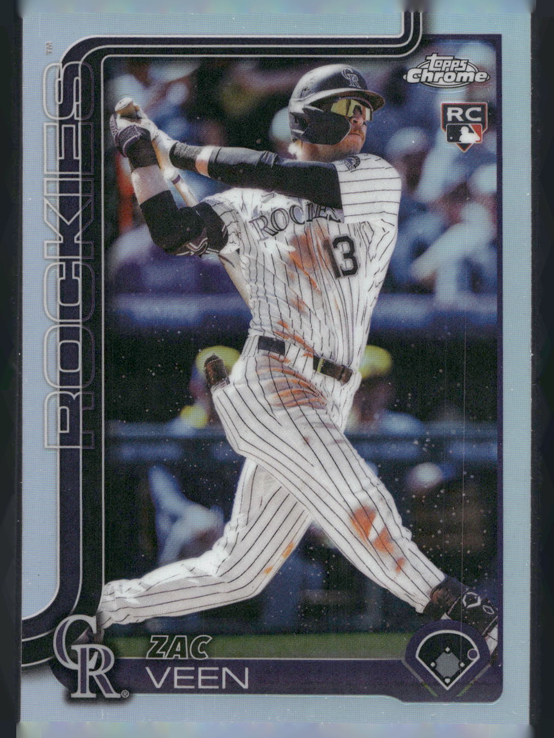 2025 Topps Chrome Update #USC28 Zac Veen RayWave Refractor