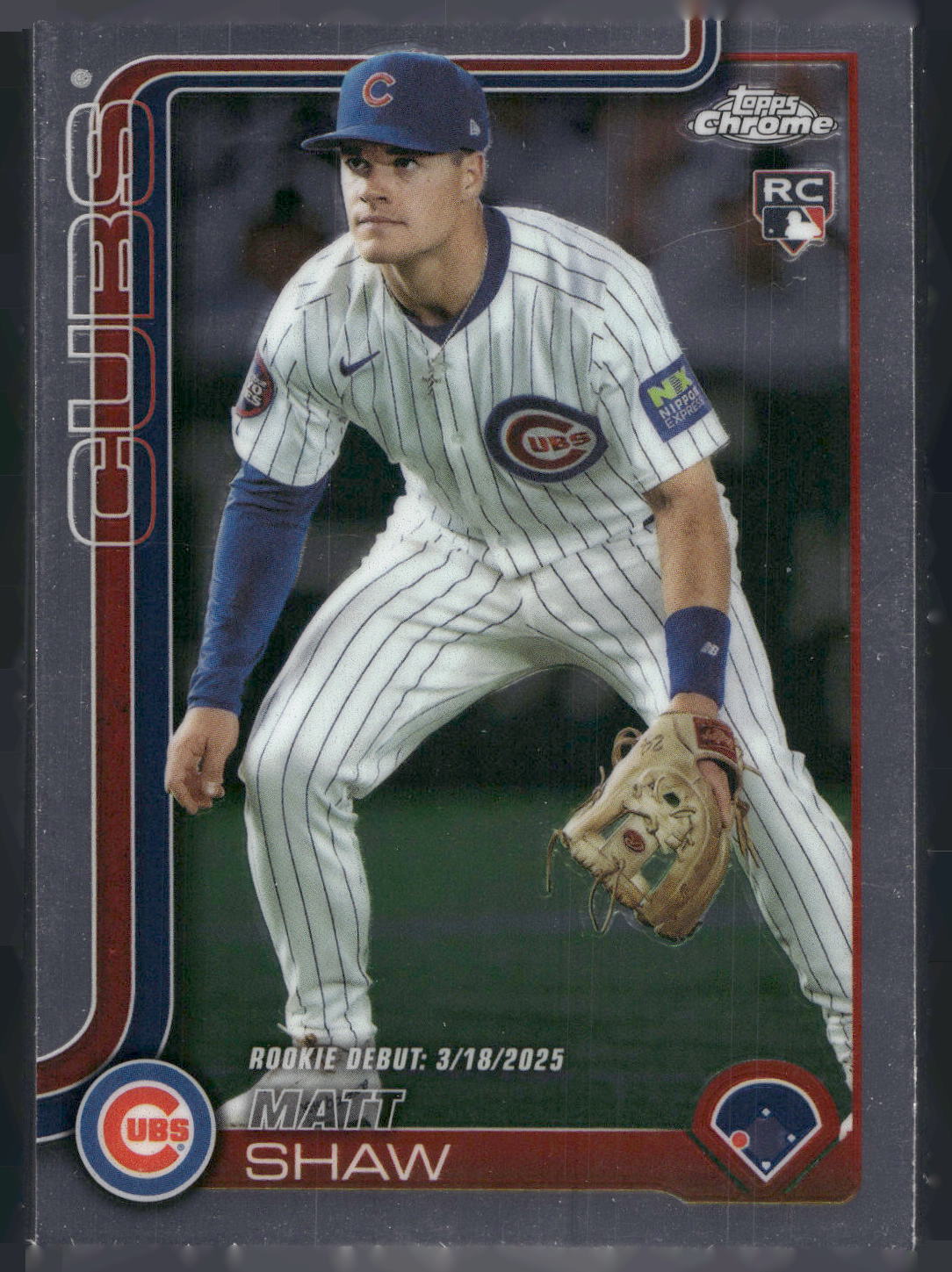 2025 Topps Chrome Update #USC135 Matt Shaw RayWave Refractor
