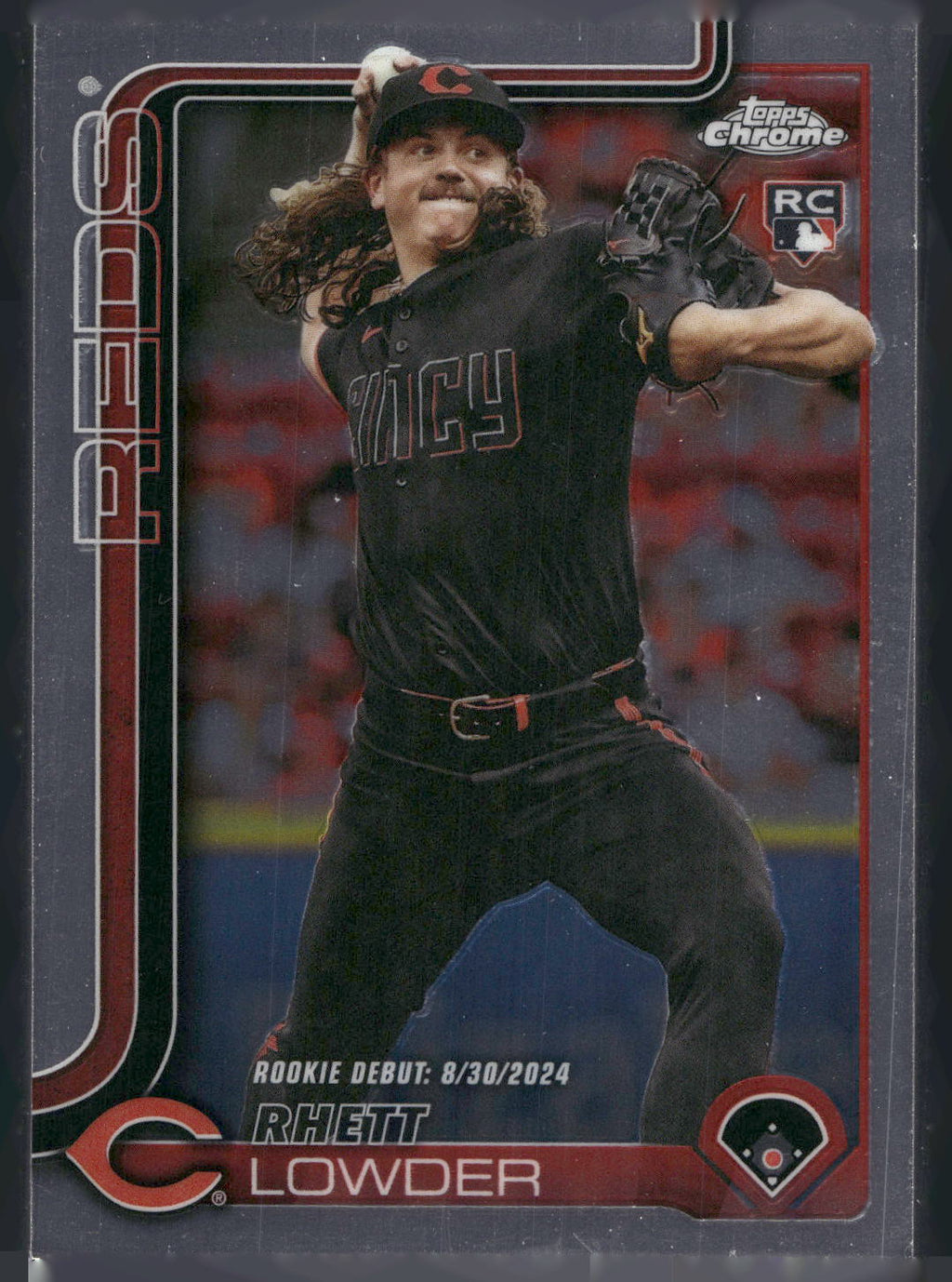2025 Topps Chrome Update #USC110 Rhett Lowder RayWave Refractor