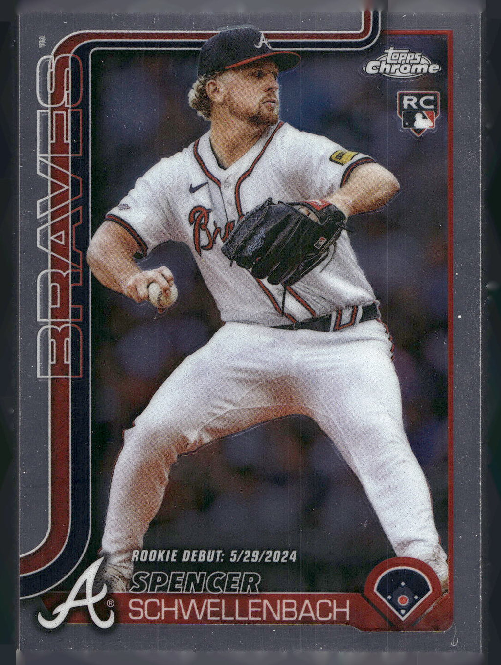 2025 Topps Chrome Update #USC132 Spencer Schwellenbach RayWave Refractor