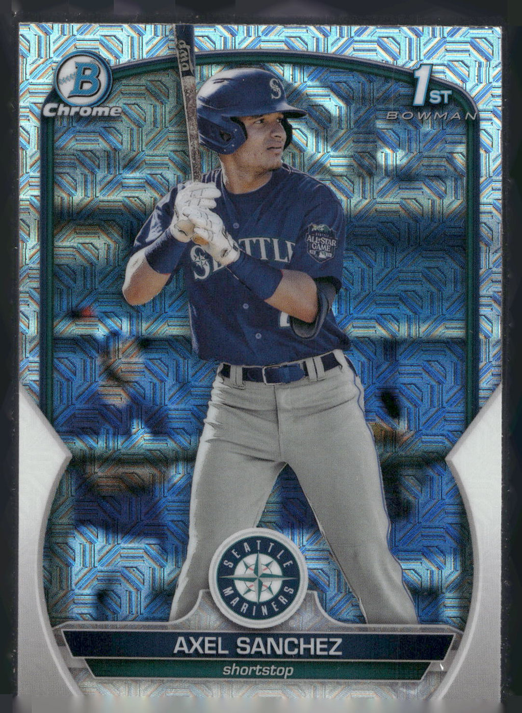 2022 Bowman #BCP-73 Benny Montgomery Chrome Prospects Mojo Refractors