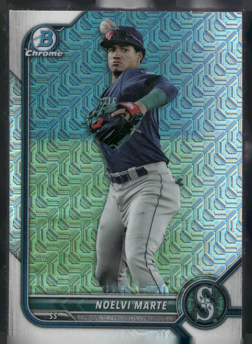 2022 Bowman #BCP-63 Noelvi Marte Chrome Prospects Mojo Refractors