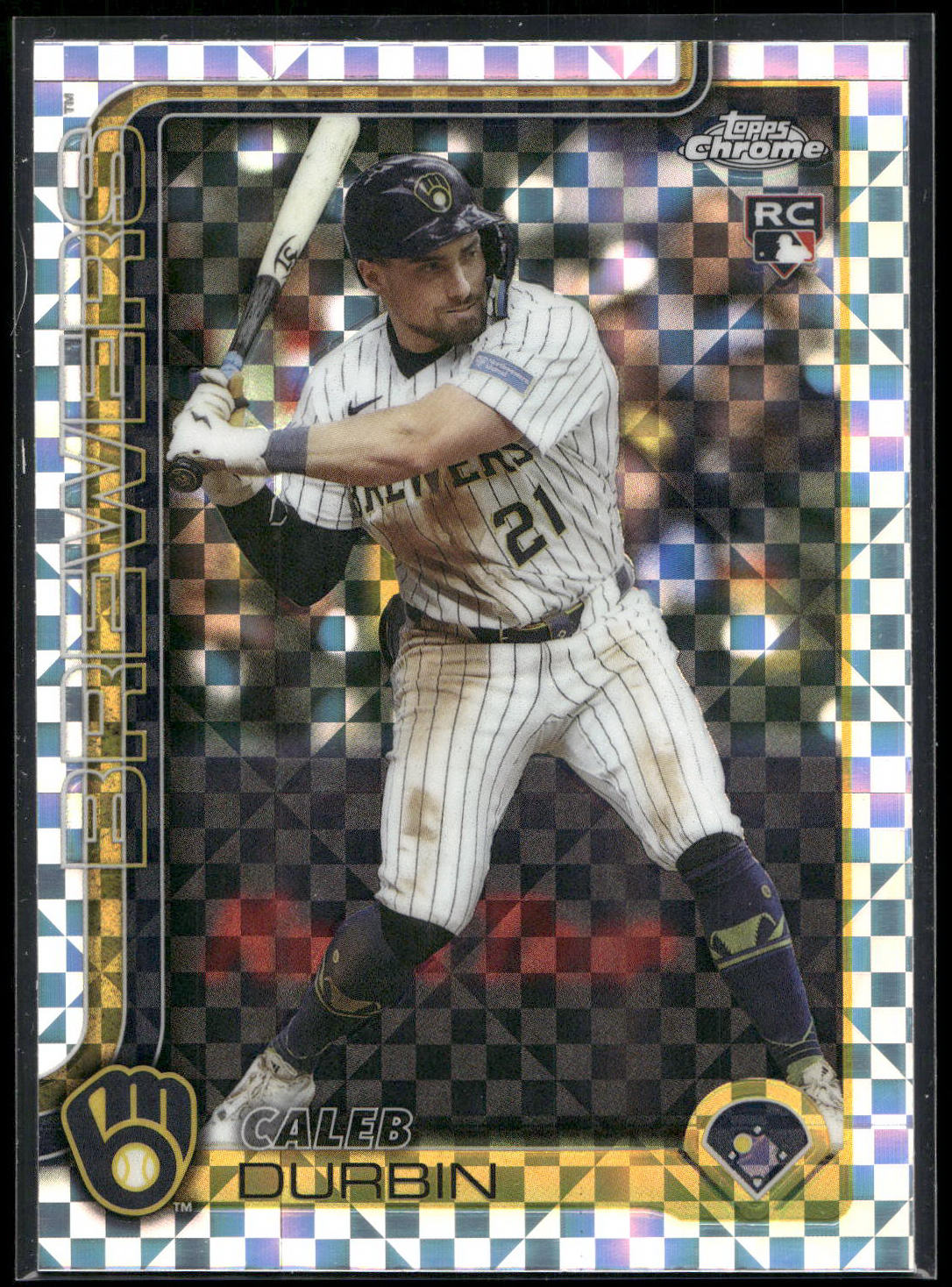 2025 Topps Chrome Update #USC82 Caleb Durbin X-Fractors