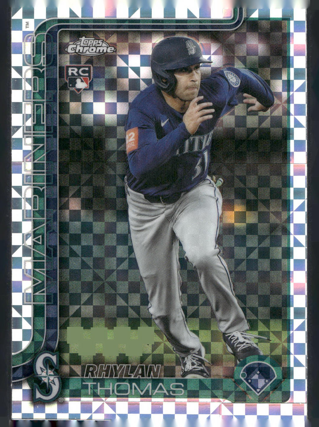 2025 Topps Chrome Update #USC185 Rhylan Thomas X-Fractors