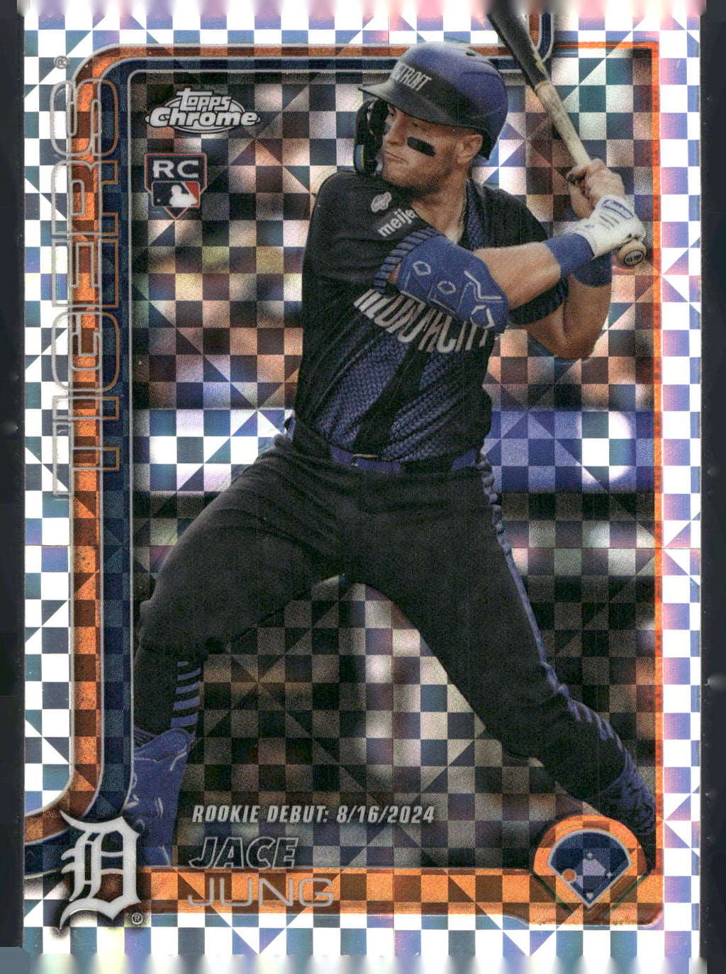 2025 Topps Chrome Update #USC121 Jace Jung X-Fractors