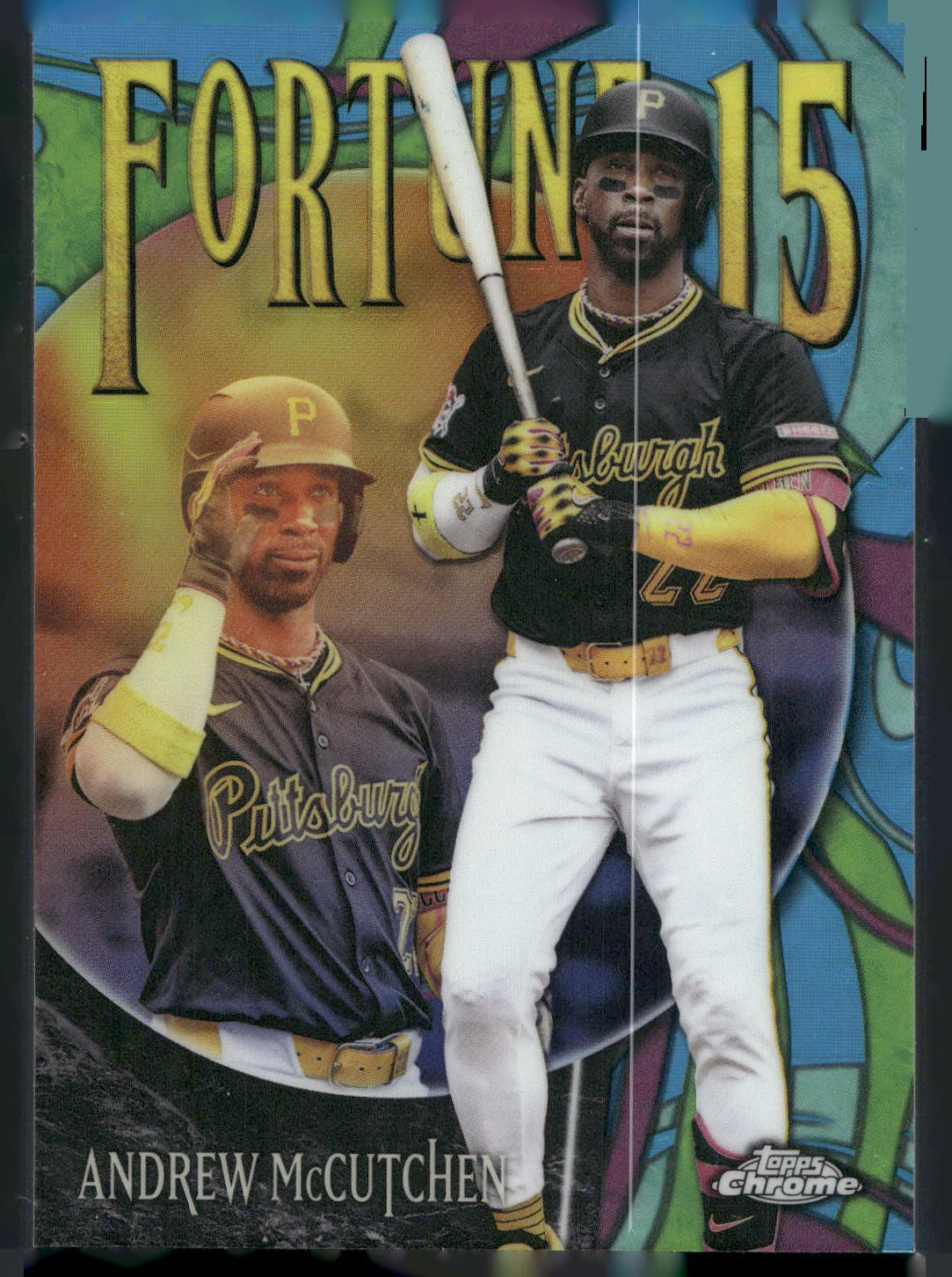 2025 Topps Chrome Update #F15-17 Andrew McCutchen Fortune 15