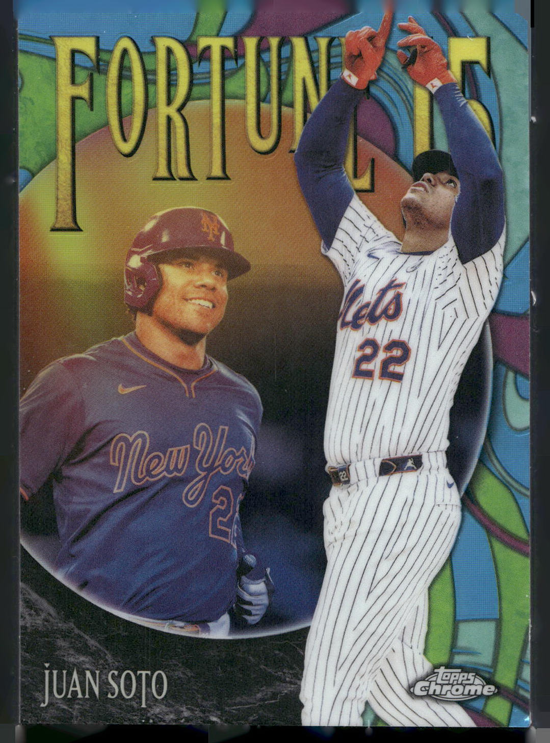 2025 Topps Chrome Update #F15-1 Juan Soto Fortune 15