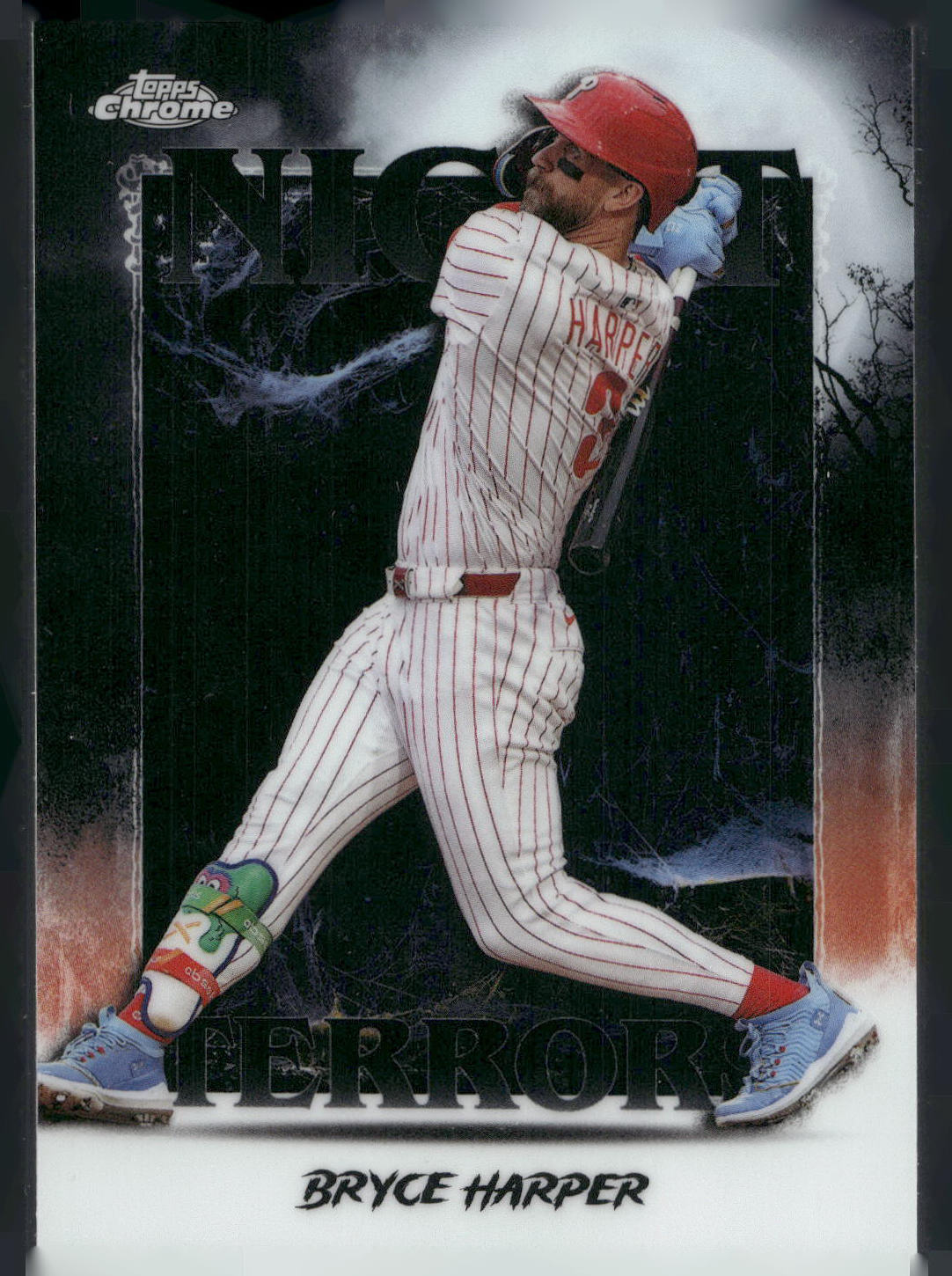 2025 Topps Chrome Update #NT-12 Bryce Harper Night Terrors