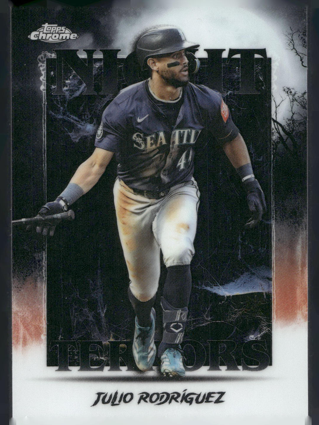 2025 Topps Chrome Update #NT-15 Julio Rodríguez Night Terrors