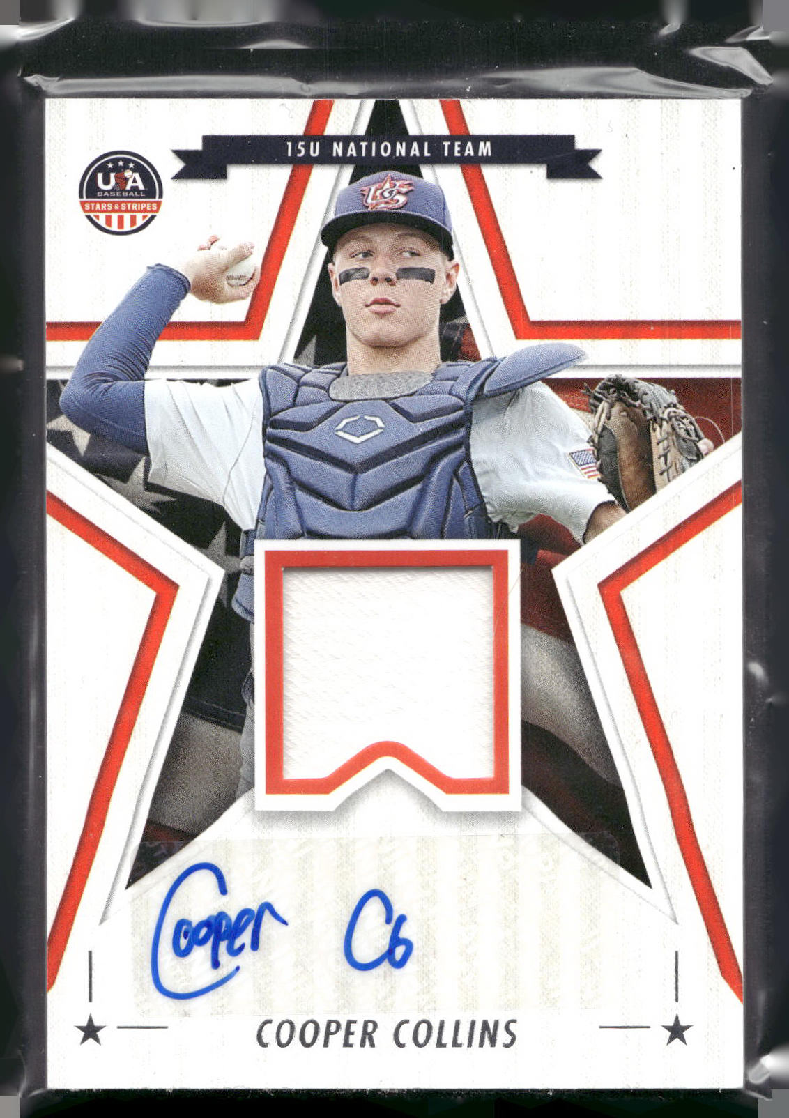 2025 Panini Stars & Stripes USA Baseball #SSM-CC Cooper Collins Signature