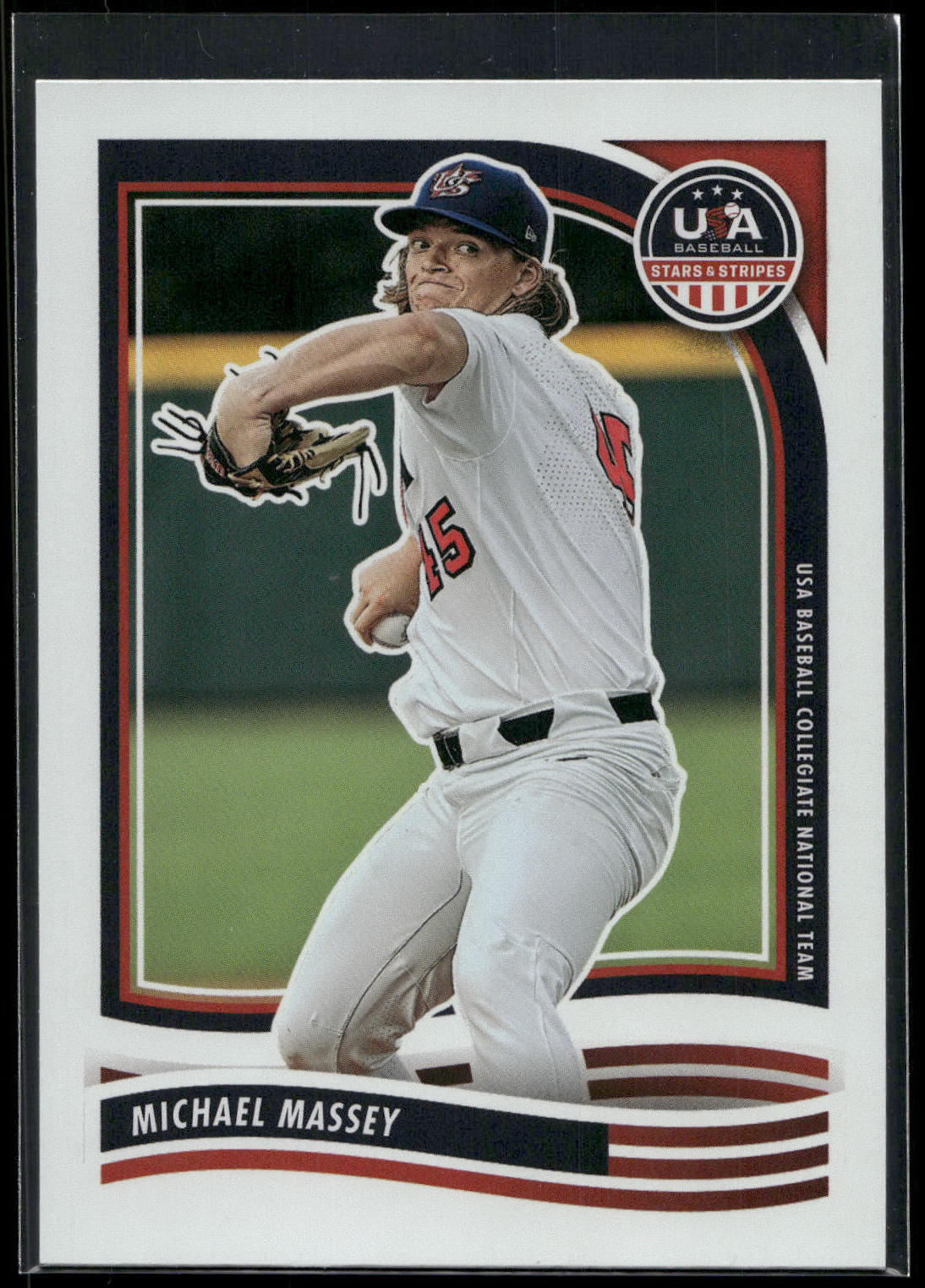 2024 Panini Stars & Stripes USA Baseball #2 Michael Massey
