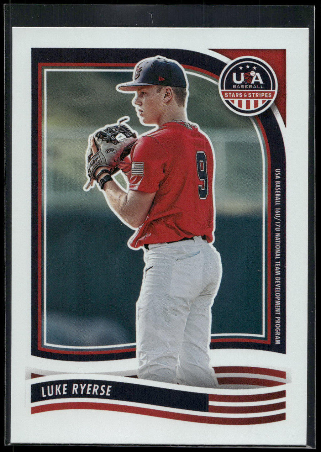 2024 Panini Stars & Stripes USA Baseball #127 Luke Ryerse
