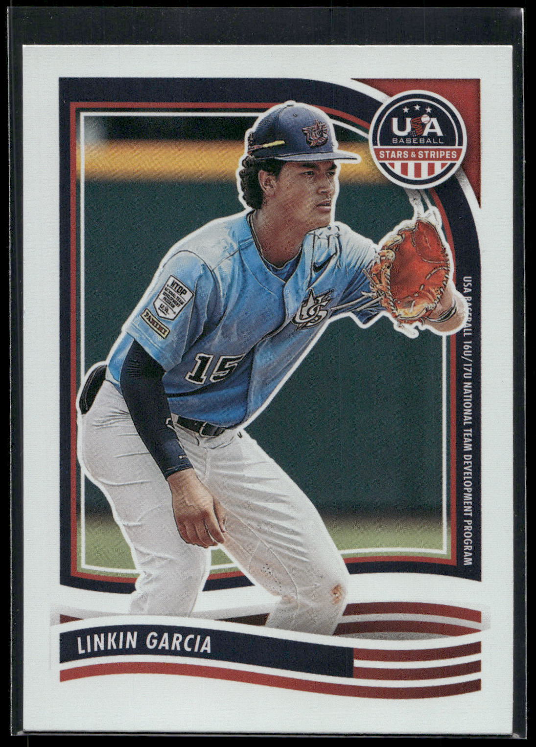 2024 Panini Stars & Stripes USA Baseball #153 Linkin Garcia