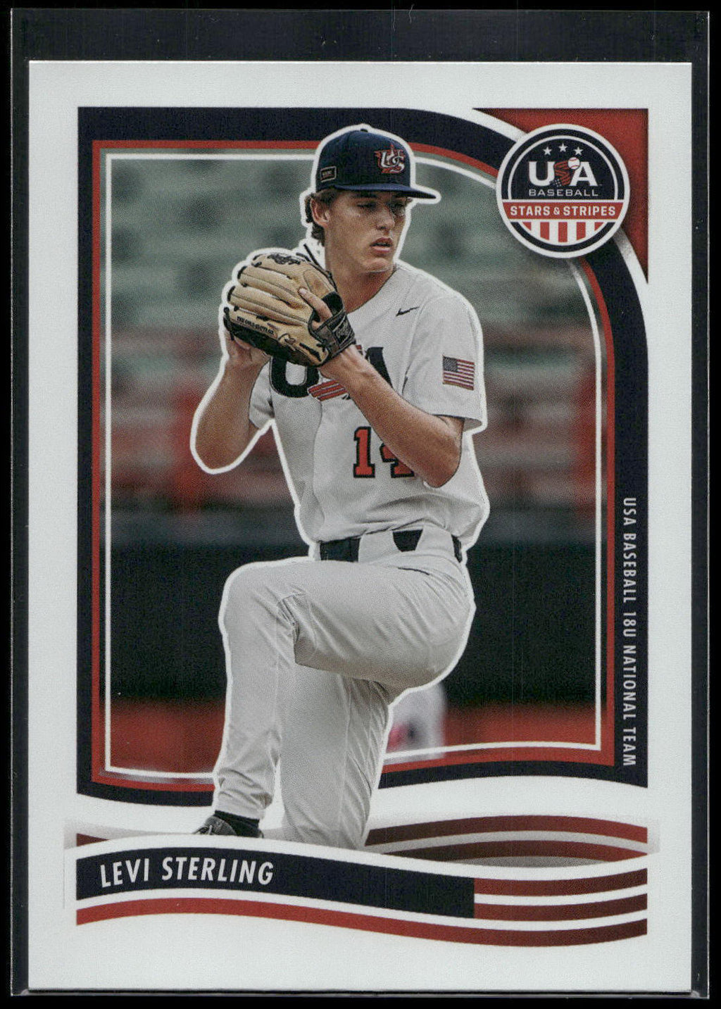 2024 Panini Stars & Stripes USA Baseball #29 Levi Sterling