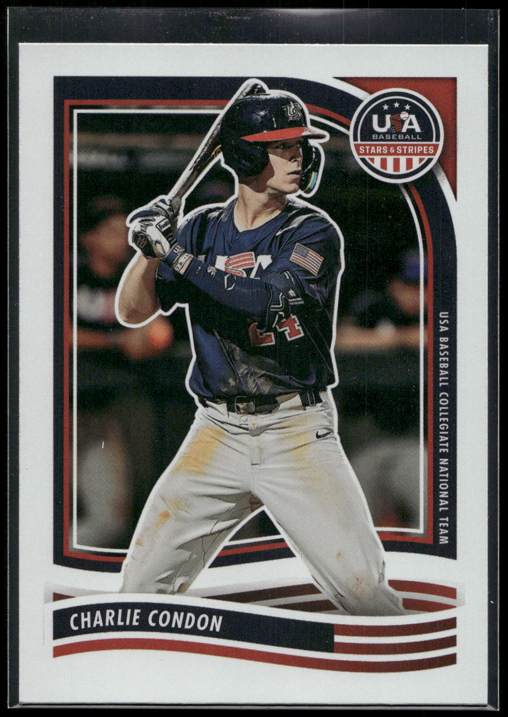 2024 Panini Stars & Stripes USA Baseball #72 Charlie Condon