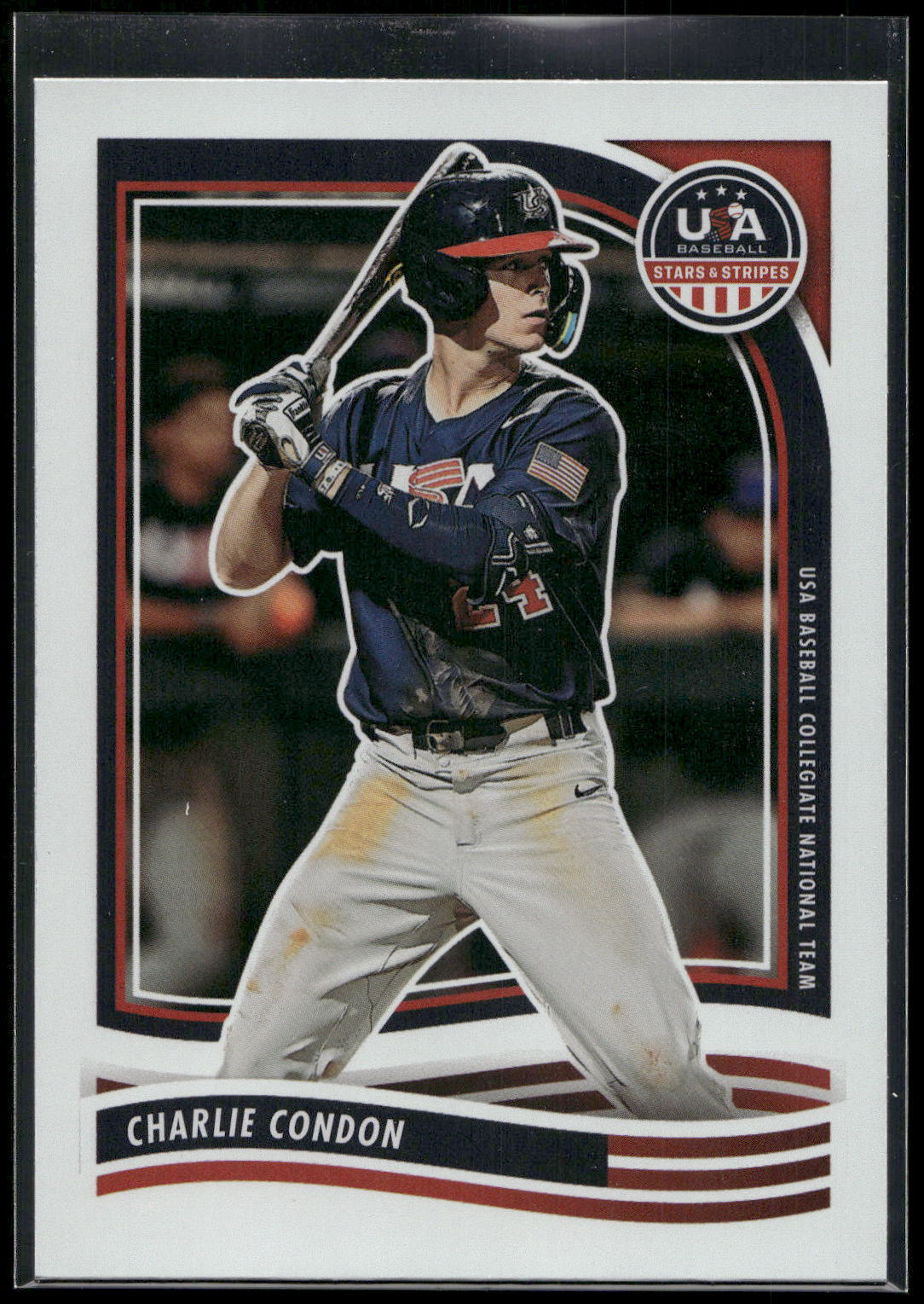 2024 Panini Stars & Stripes USA Baseball #72 Charlie Condon