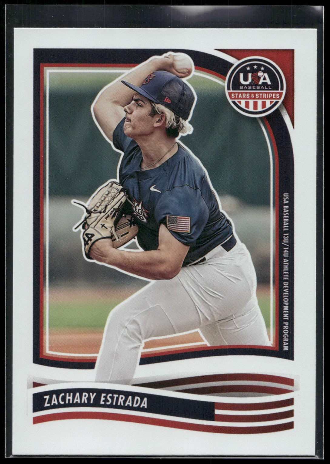 2024 Panini Stars & Stripes USA Baseball #113 Zachary Estrada