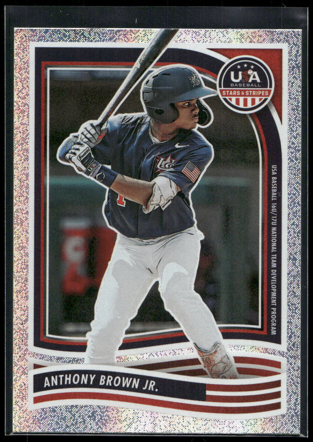 2024 Panini Stars & Stripes USA Baseball #188 Anthony Brown Jr. Opening Day