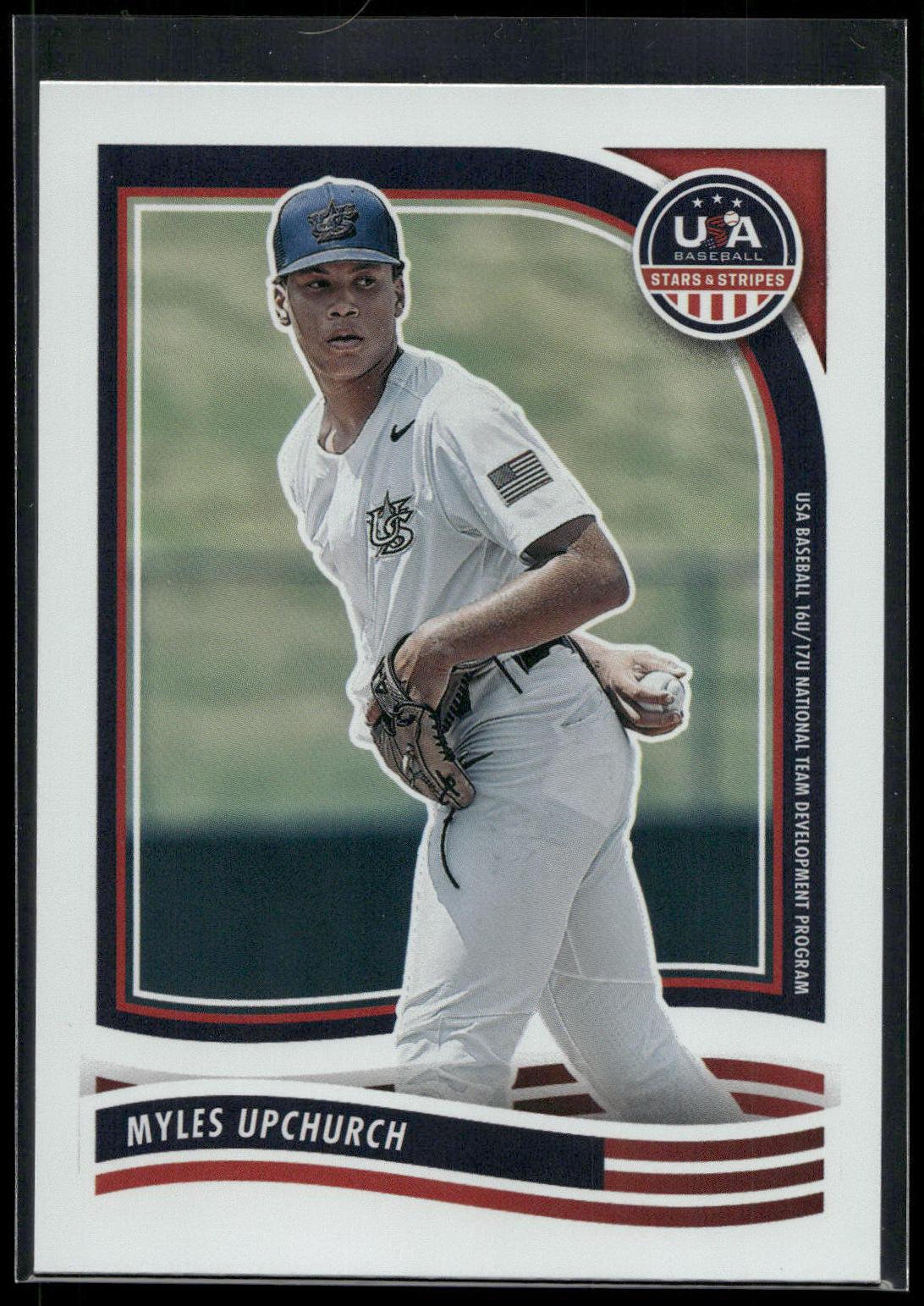 2024 Panini Stars & Stripes USA Baseball #125 Myles Upchurch