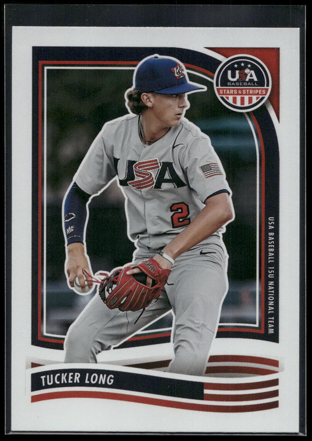 2024 Panini Stars & Stripes USA Baseball #162 Gavin Fien