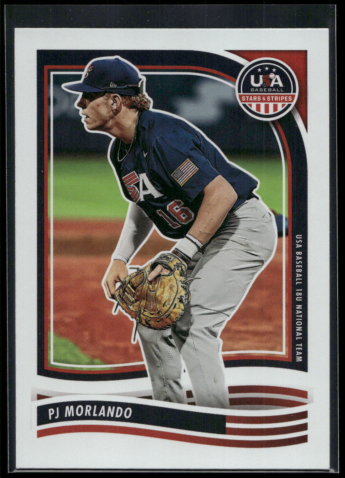 2024 Panini Stars & Stripes USA Baseball #85 PJ Morlando