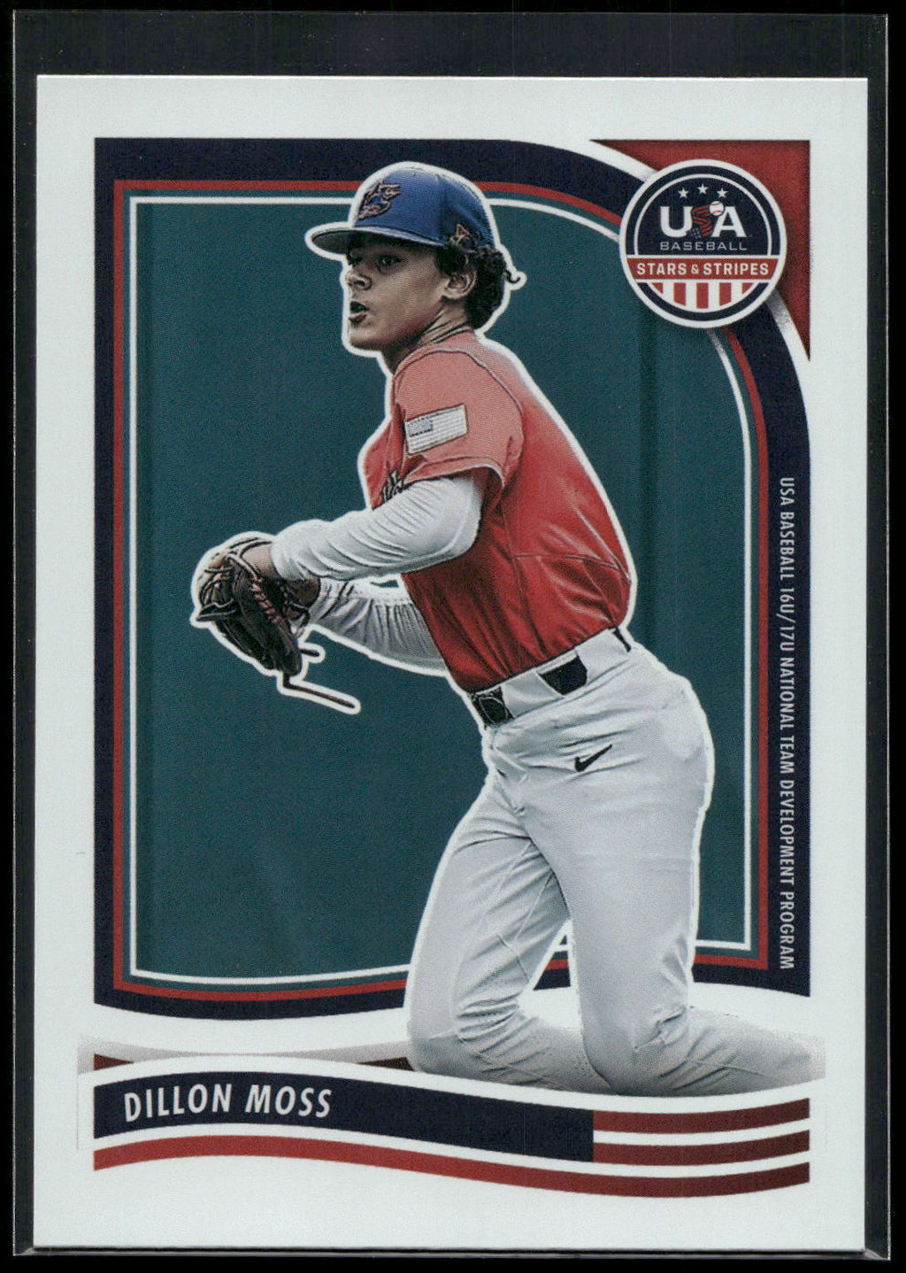 2024 Panini Stars & Stripes USA Baseball #167 Dillon Moss
