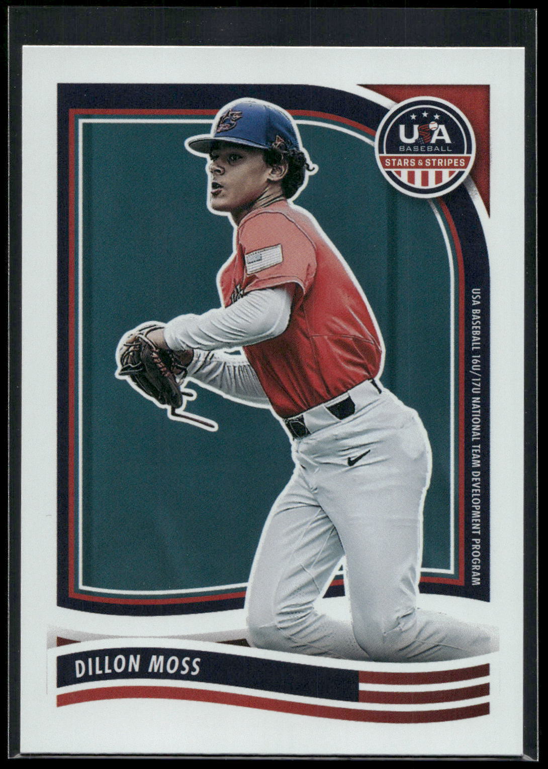 2024 Panini Stars & Stripes USA Baseball #167 Dillon Moss