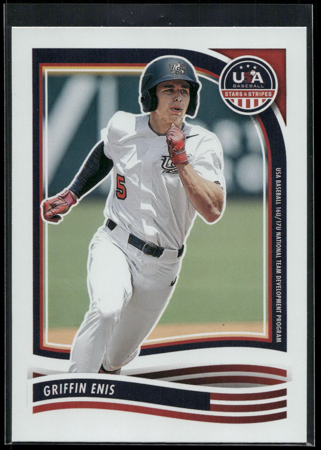 2024 Panini Stars & Stripes USA Baseball #154 Griffin Enis