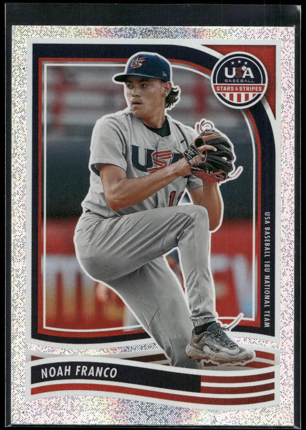 2024 Panini Stars & Stripes USA Baseball #1 Noah Franco Opening Day
