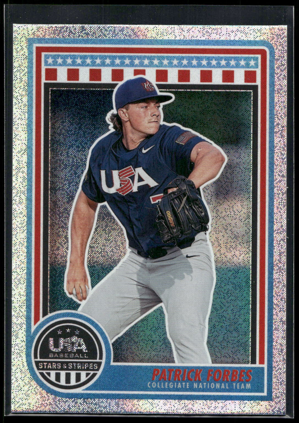 2025 Panini Stars & Stripes USA Baseball #85 Patrick Forbes Opening Day
