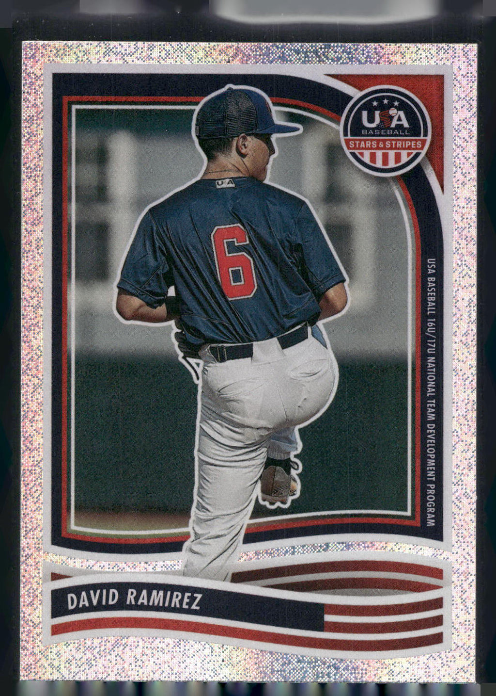 2024 Panini Stars & Stripes USA Baseball #141 David Ramirez Opening Day