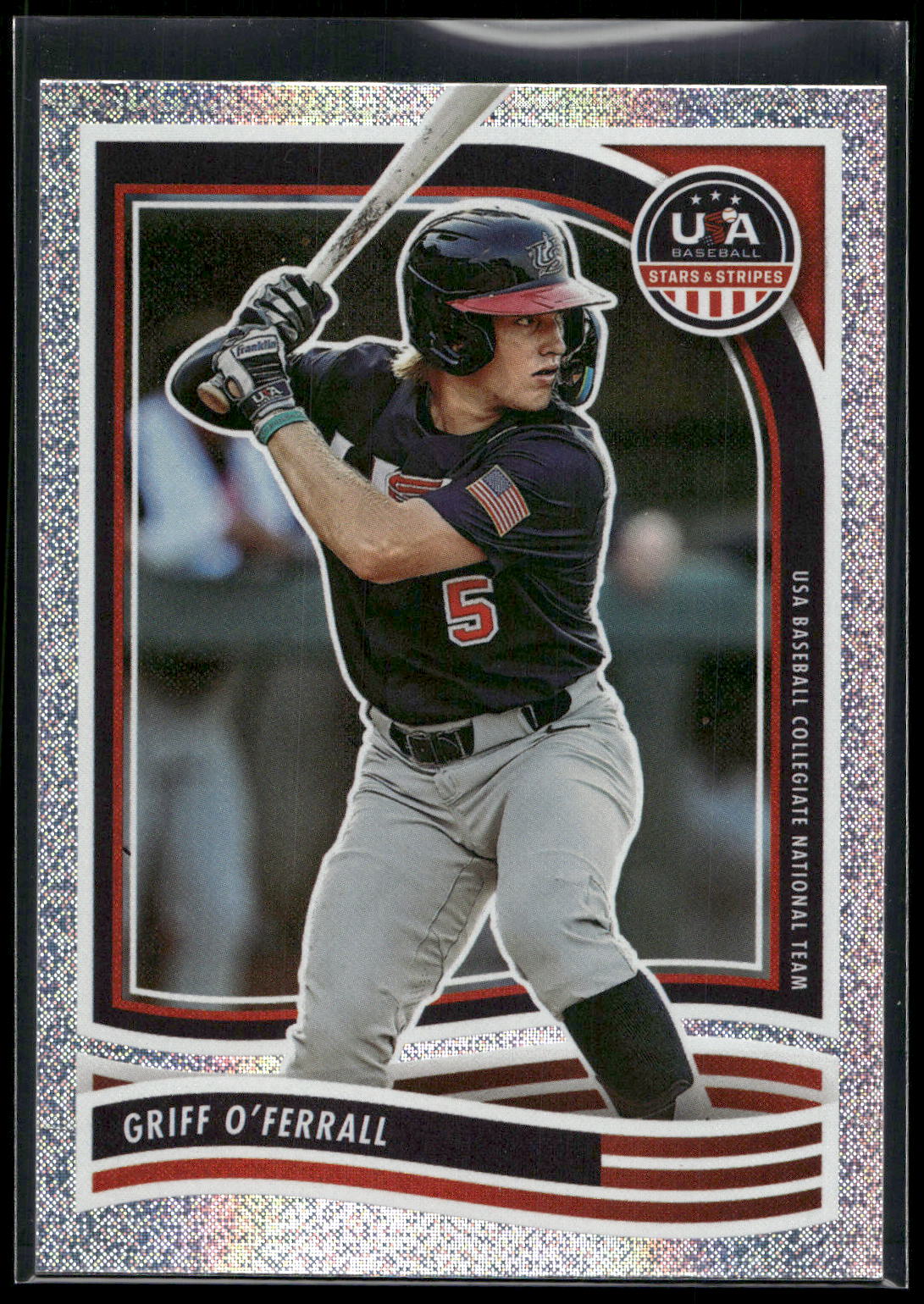 2024 Panini Stars & Stripes USA Baseball #89 Griff O'Ferrall Opening Day