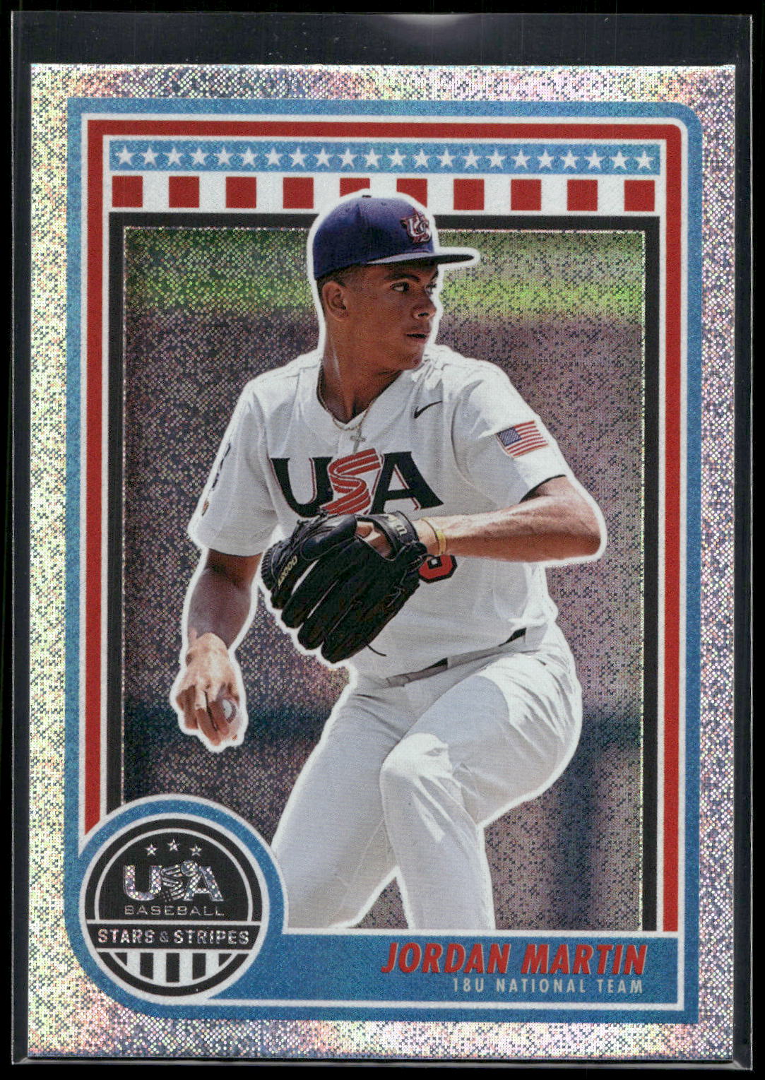 2025 Panini Stars & Stripes USA Baseball #3 Jordan Martin Opening Day