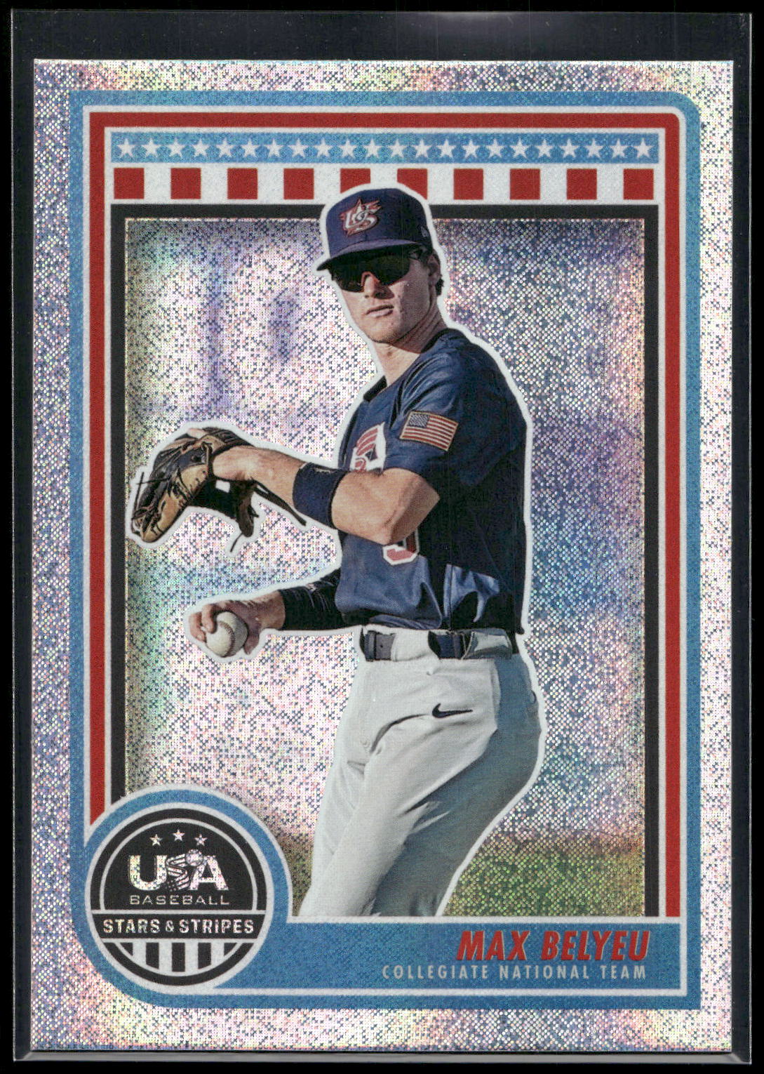 2025 Panini Stars & Stripes USA Baseball #55 Max Belyeu Opening Day
