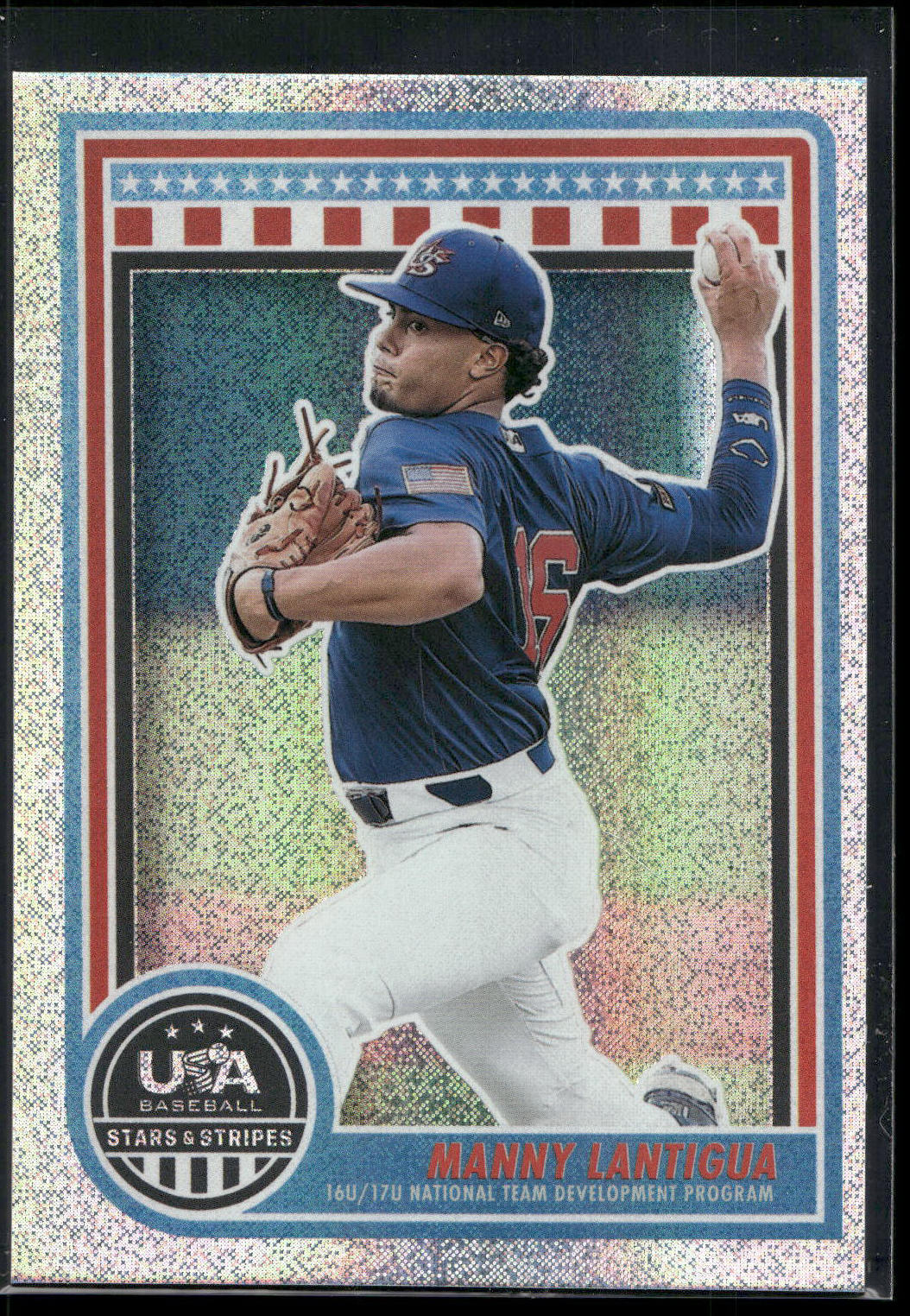 2025 Panini Stars & Stripes USA Baseball #108 Manny Lantigua Opening Day