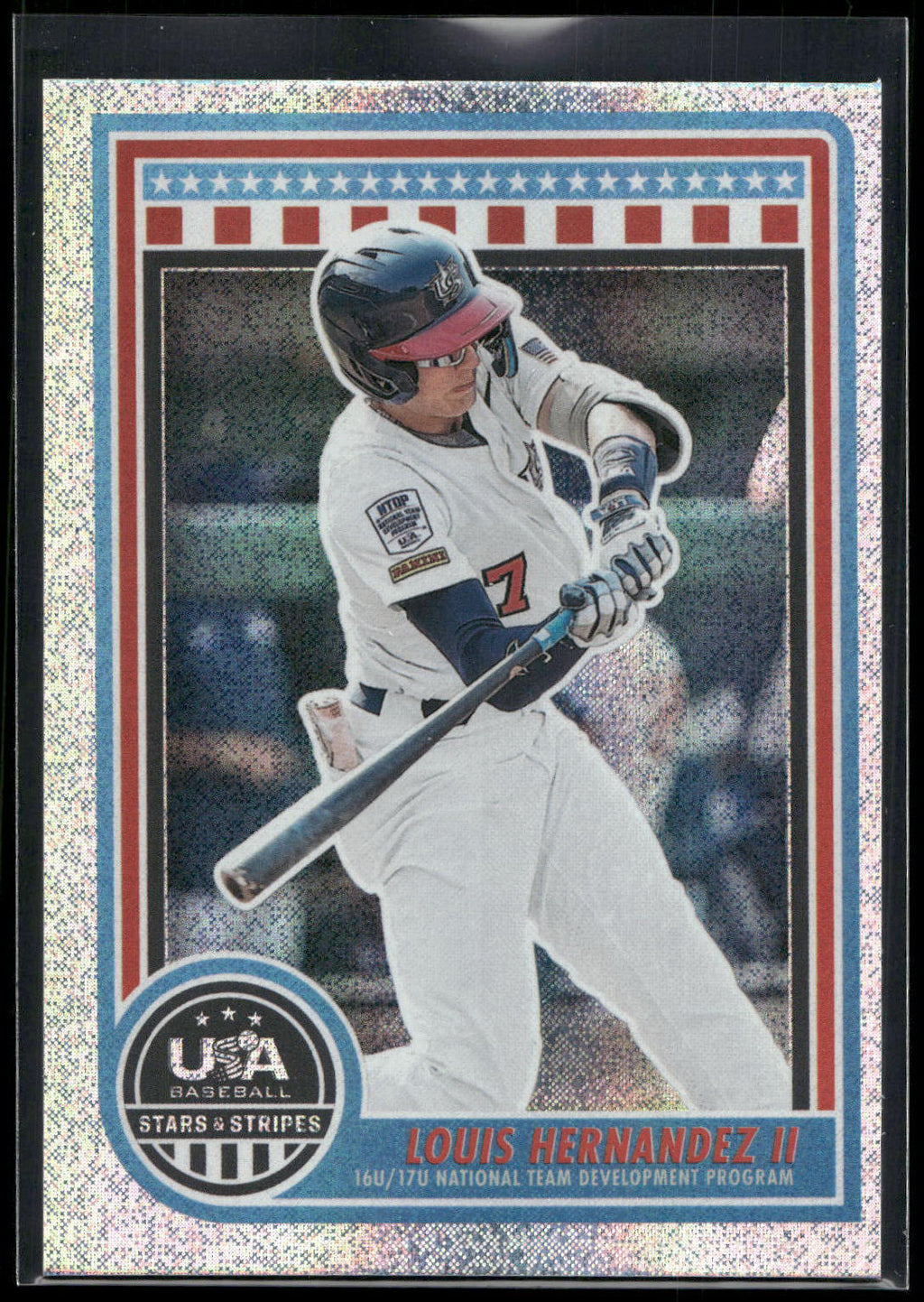 2025 Panini Stars & Stripes USA Baseball #126 Louis Hernandez II Opening Day