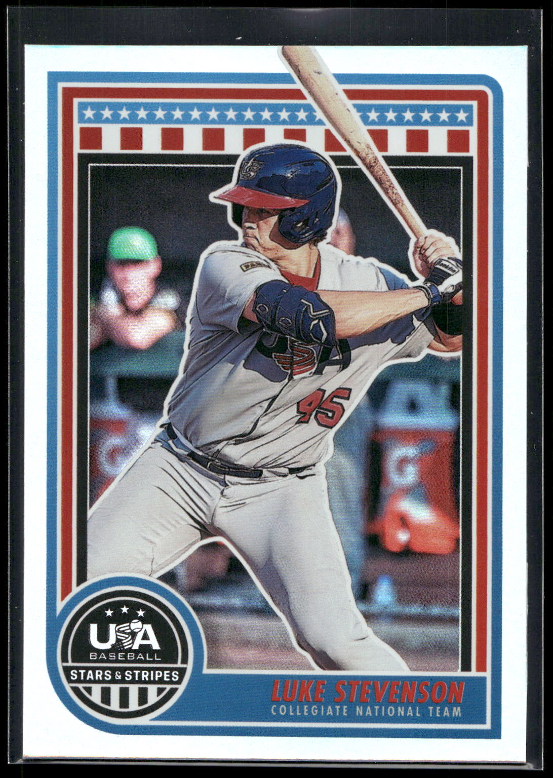 2025 Panini Stars & Stripes USA Baseball #71 Luke Stevenson