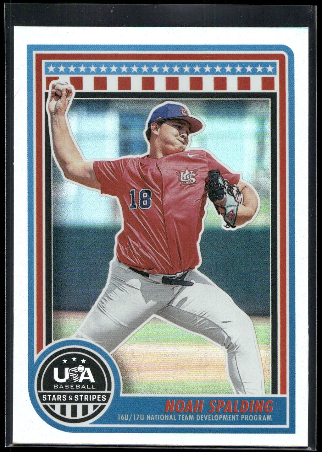 2025 Panini Stars & Stripes USA Baseball #171 Noah Spalding