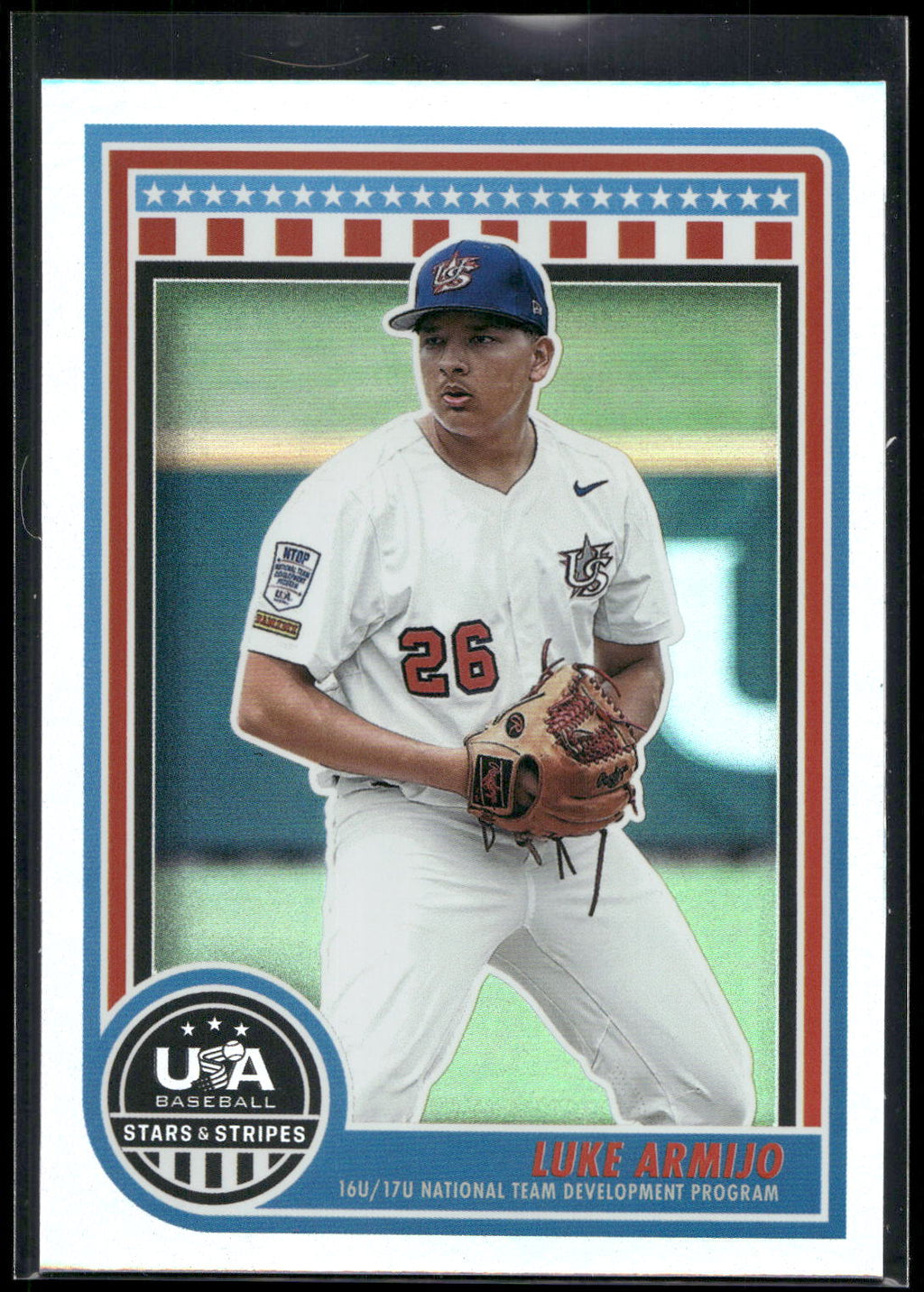 2025 Panini Stars & Stripes USA Baseball #129 Luke Armijo
