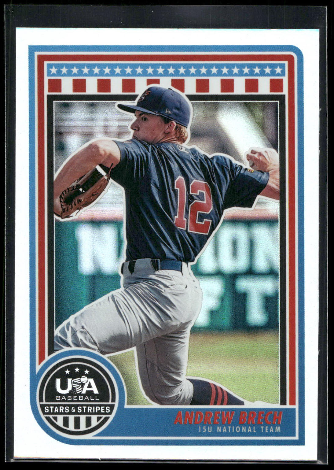 2025 Panini Stars & Stripes USA Baseball #29 Andrew Brech