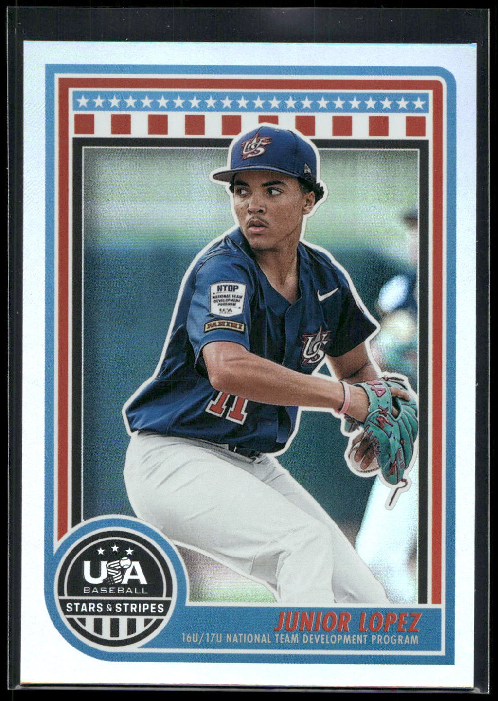 2025 Panini Stars & Stripes USA Baseball #164 Junior Lopez