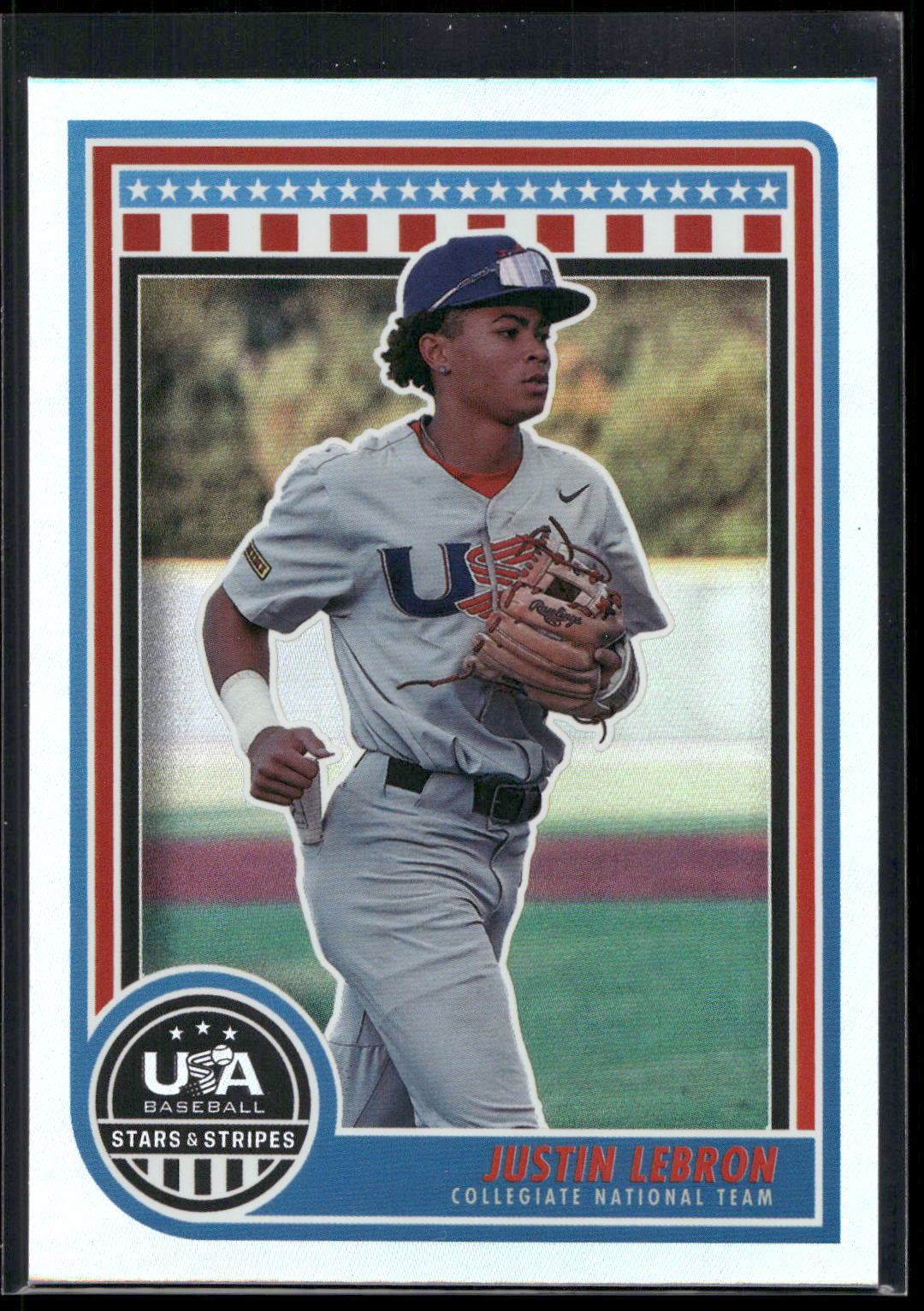 2025 Panini Stars & Stripes USA Baseball #86 Justin Lebron