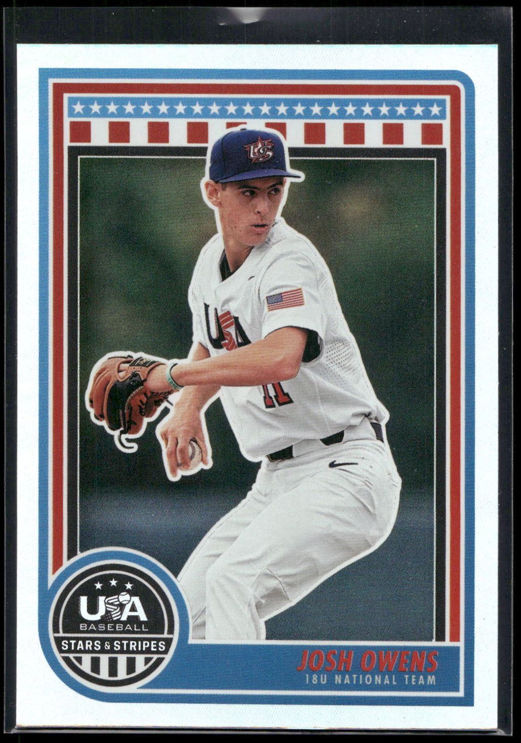 2025 Panini Stars & Stripes USA Baseball #45 Josh Owens