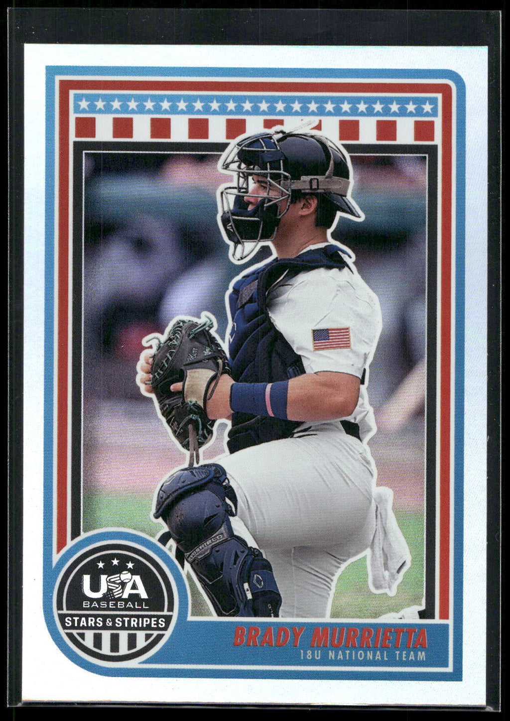 2025 Panini Stars & Stripes USA Baseball #95 Brady Murrietta
