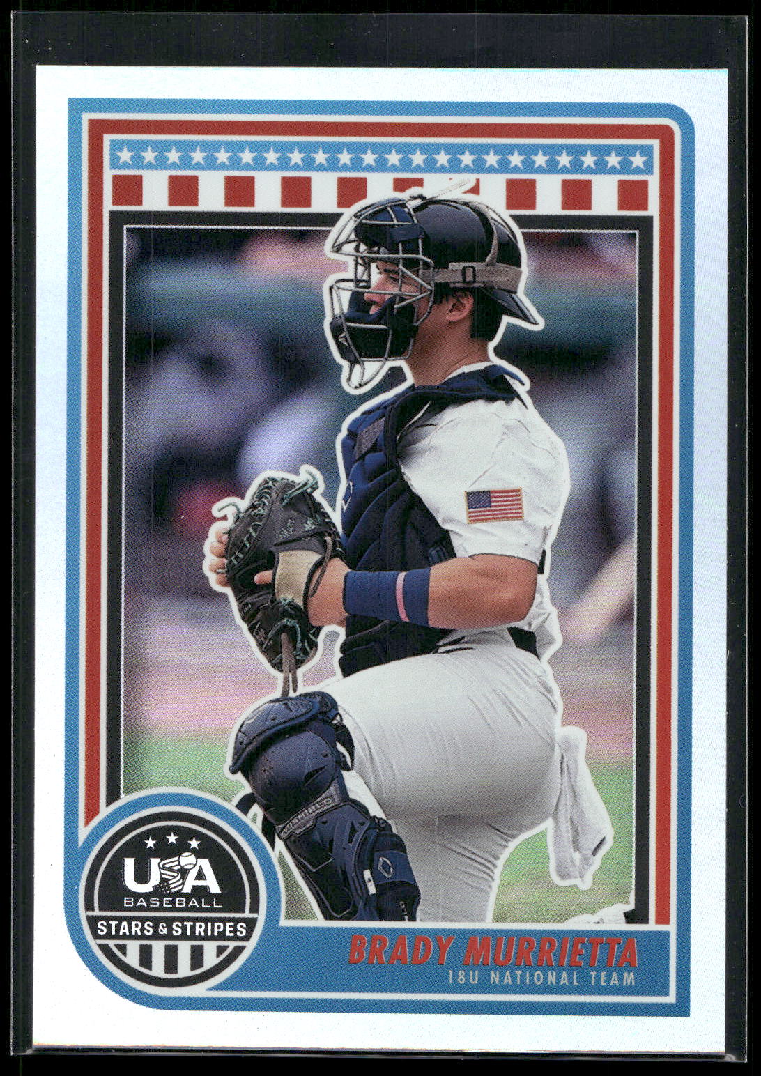 2025 Panini Stars & Stripes USA Baseball #95 Brady Murrietta